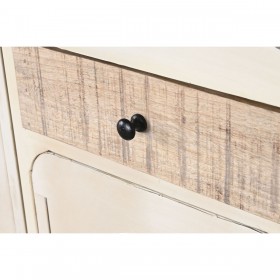 Credenza DKD Home Decor Bianco Arancio Metallo 177 x 41 x 106 cm