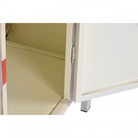 Credenza DKD Home Decor Bianco Arancio Metallo 177 x 41 x 106 cm
