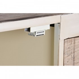 Credenza DKD Home Decor Bianco Arancio Metallo 177 x 41 x 106 cm