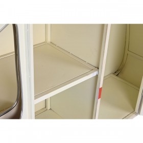Credenza DKD Home Decor Bianco Arancio Metallo 177 x 41 x 106 cm