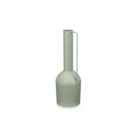 Vaso Alto Verde Acciaio 13 x 39 x 13 cm (6 Unità)
