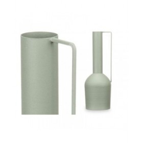 Vaso Alto Verde Acciaio 13 x 39 x 13 cm (6 Unità)