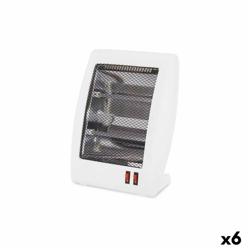 Stufetta al Quarzo Argon Bianco 400-800 W (6 Unità)