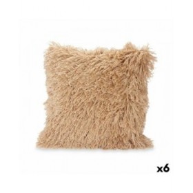 Cuscino Beige Cotone Poliestere 45 x 2 x 45 cm (6 Unità)