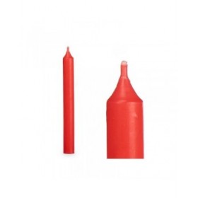Set di Candele Acorde 126-C-AR Rosso 2 x 2 x 20 cm (12 Unità)