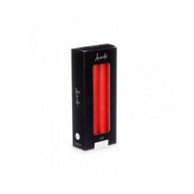 Set di Candele Acorde 126-C-AR Rosso 2 x 2 x 20 cm (12 Unità)