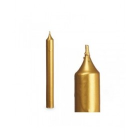 Set di Candele Acorde 126-D-AR Dorato 2 x 2 x 20 cm (12 Unità)