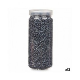 Pietre Decorative Nero 2 - 5 mm 700 g (12 Unità)