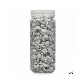 Pietre Decorative Argentato 10 - 20 mm 700 g (12 Unità)