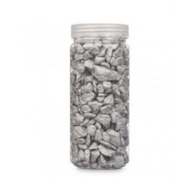 Pietre Decorative Argentato 10 - 20 mm 700 g (12 Unità)
