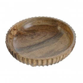 Centrotavola DKD Home Decor Marrone scuro 25 x 25 x 9 cm
