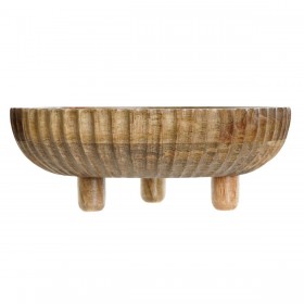 Centrotavola DKD Home Decor Marrone scuro 25 x 25 x 9 cm