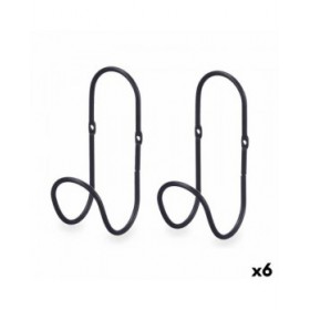Grucce Nero Metallo Set 2 Pezzi (6 Unità)