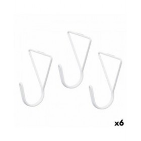 Grucce Bianco Metallo Triangolare Set 3 Pezzi (6 Unità)