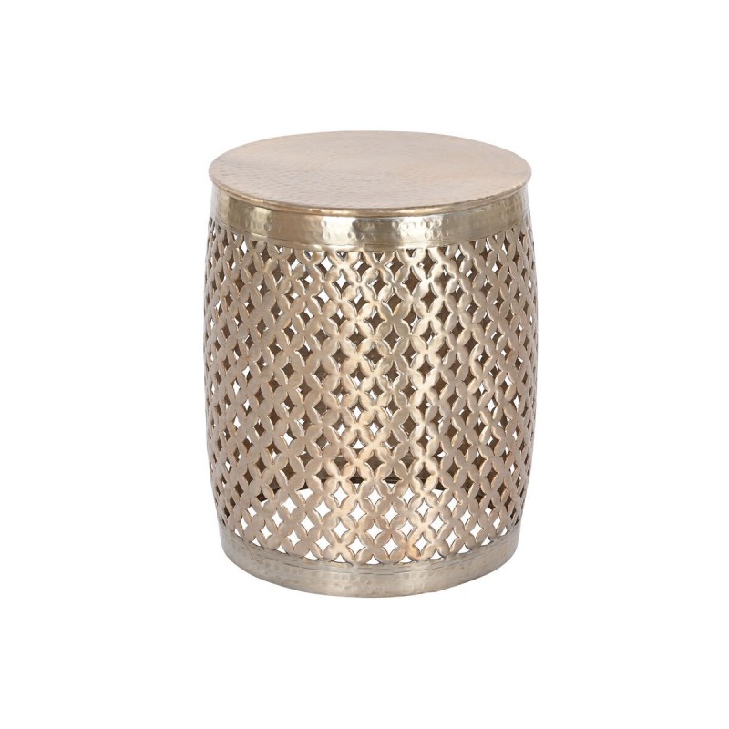 Tavolo aggiuntivo Home ESPRIT Dorato Alluminio 40 x 40 x 48 cm