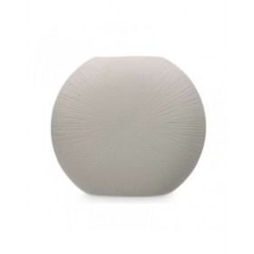 Vaso Grigio Ceramica 36 x 34 x 16 cm (2 Unità) Circolare