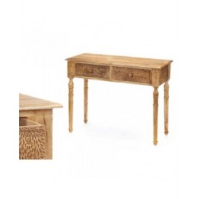 Ingresso con 2 Cassetti Gift Decor 39 Marrone 98 x 77 x 42 cm Fogli