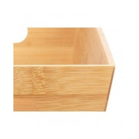 Cestino Multiuso Kinvara B7656-2515 Naturale Bambù 15 x 29 x 8,5 cm Con manici (12 Unità)