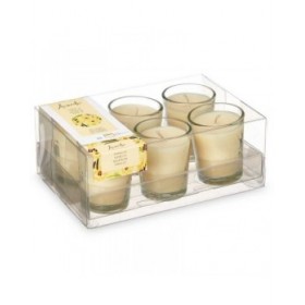 Set di Candele Profumate Acorde 48-C-AR Vaniglia Bicchiere (12 Unità)