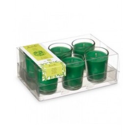 Set di Candele Profumate Acorde 48-F-AR Bambù Bicchiere (12 Unità)