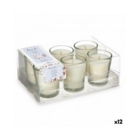 Set di Candele Profumate Acorde 48-G-AR Cotone Bicchiere (12 Unità)