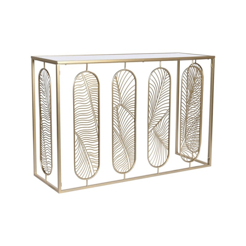 Consolle Home ESPRIT Dorato Specchio 120 x 40 x 80 cm
