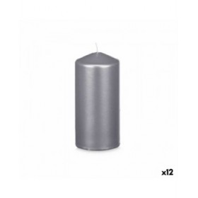Candela Acorde 92539 Argentato 7 x 15,5 x 7 cm (12 Unità)