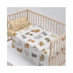 Lenzuolo con angoli aderenti HappyFriday MR FOX 28 x 2 x 38 cm 120 x 180 cm