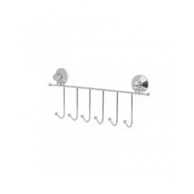 Appendiabiti per Porte Berilo CN-W6753-4 Acciaio ABS 39 x 16 x 4,5 cm (12 Unità)