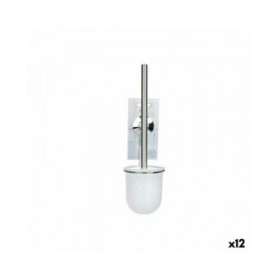 Scopino per il Bagno Berilo W3100-15 Bianco Acciaio ABS 10 x 36 x 10 cm (12 Unità)