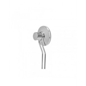 Scopino per il Bagno Berilo W3100-15 Bianco Acciaio ABS 10 x 36 x 10 cm (12 Unità)