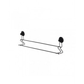Portasciugamani Berilo CN-W6753-3P Nero Acciaio ABS 54 x 15 x 6,5 cm Doppia (12 Unità)