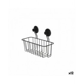 Supporto da Doccia Berilo W3100-5AP Nero Acciaio ABS 24 x 18 x 10 cm (12 Unità)