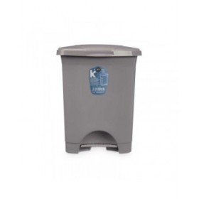 Cestino a pedale Grigio Plastica 10 L (8 Unità)