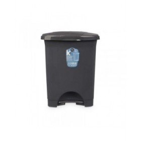 Cestino a pedale Antracite Plastica 10 L (8 Unità)