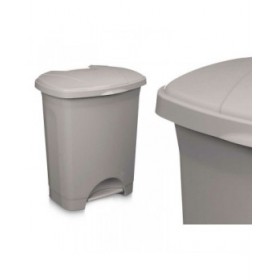 Cestino a pedale Grigio Plastica 30 L (4 Unità)