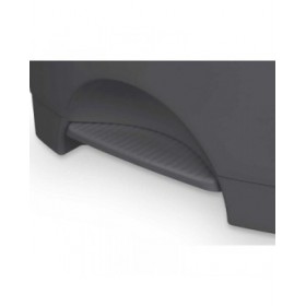 Cestino a pedale Antracite Plastica 30 L (4 Unità)