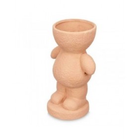 Statua Decorativa Arancio 16 x 25 x 12 cm Vaso (6 Unità)