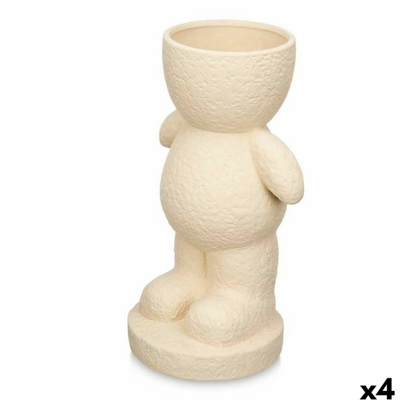 Statua Decorativa Beige 19 x 31 x 15 cm Vaso (4 Unità)