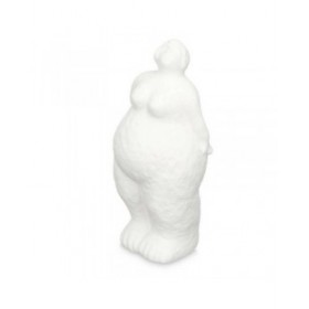 Statua Decorativa Bianco Dolomite 14 x 34 x 12 cm (6 Unità) Donna In piedi