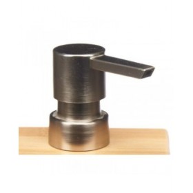 Dispenser di Sapone Berilo B7490-1 Argentato Bambù Plastica 9,7 x 15 x 5,8 cm (12 Unità)