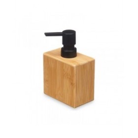 Dispenser di Sapone Berilo 15342 Nero Bambù Plastica 9,7 x 15 x 5,8 cm (12 Unità)
