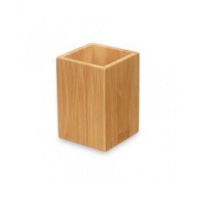 Portaspazzolini da Denti Berilo B7490-3 Naturale Bambù Plastica 6,8 x 9,7 x 6,8 cm (24 Unità)