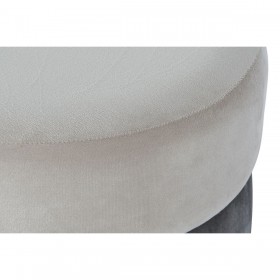 Poggiapiedi DKD Home Decor Marrone Grigio Dorato Metallo 48 x 48 x 46 cm
