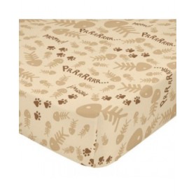 Lenzuolo con angoli HappyFriday MR FOX Beige Multicolore 60 x 120 x 14 cm