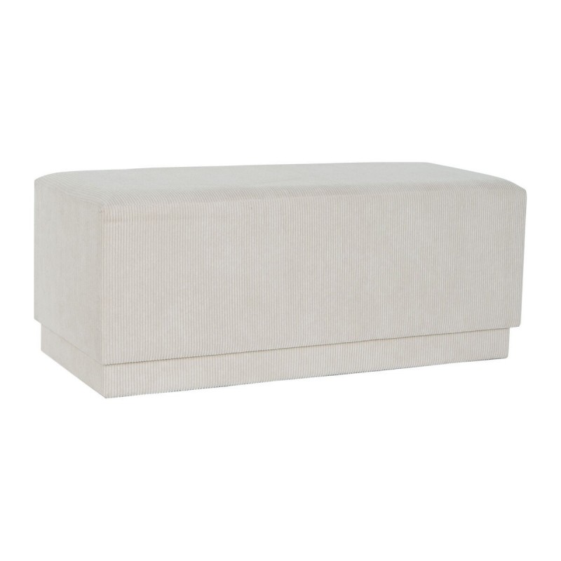 Panca DKD Home Decor Beige Legno MDF 100 x 40 x 40 cm