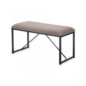 Panca Gift Decor TR23063-4 Marrone Metallo Stoffa 81 x 42 x 38 cm
