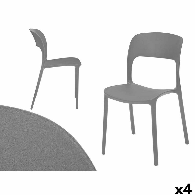 Sedia impilabile PP-637-G 4 Unità