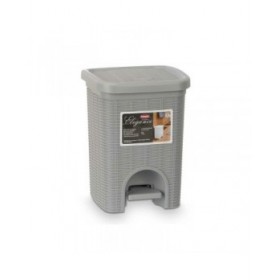 Cestino Stefanplast 30132 Grigio chiaro Plastica 6 L (6 Unità)
