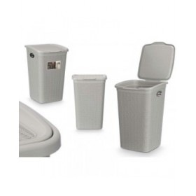 Secchio contenitore Stefanplast 30081 Grigio chiaro Plastica 50 L 36 x 54,5 x 38 cm (6 Unità)